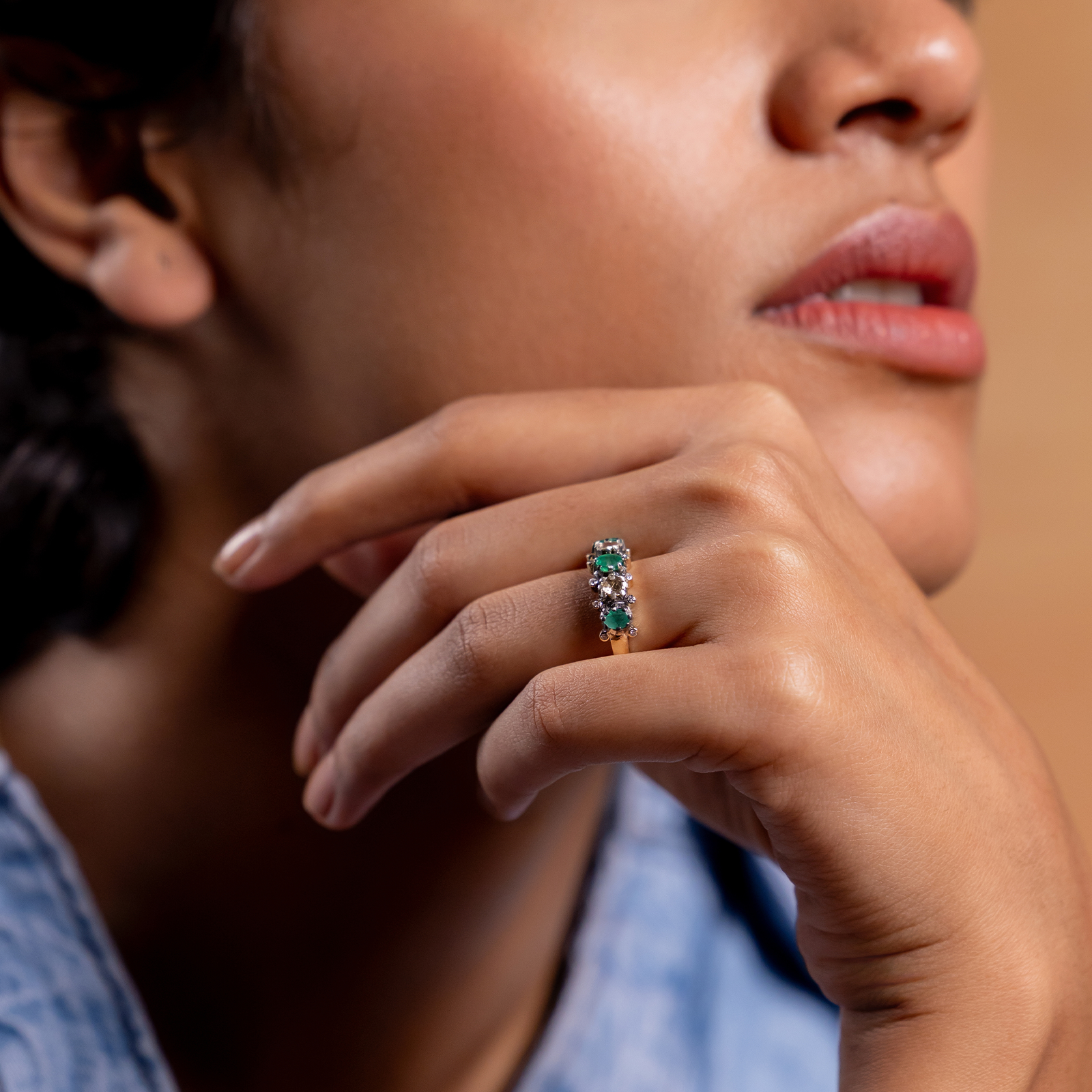 Rumi Emerald Ring