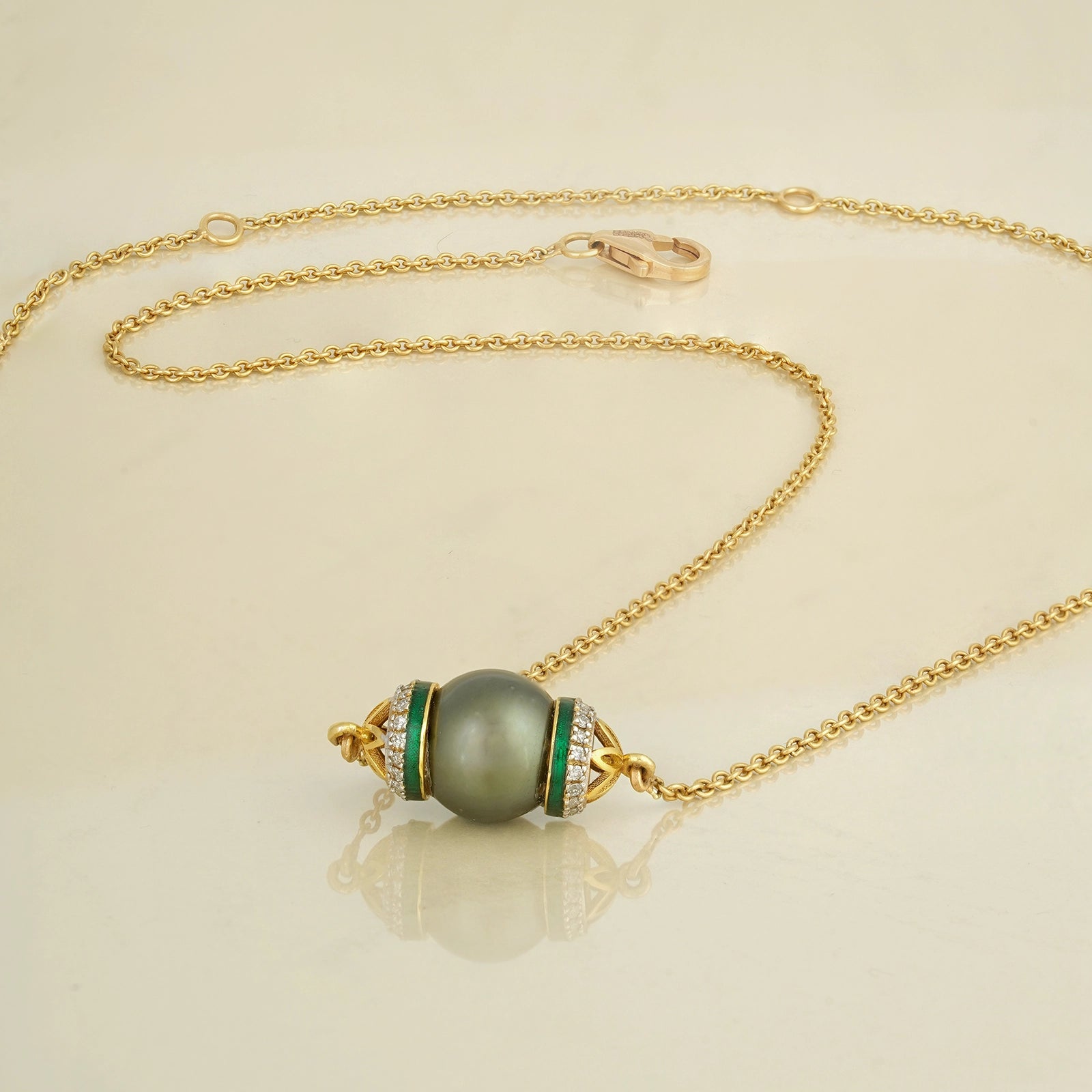 Chloe Tahitian Pearl Pendant Necklace