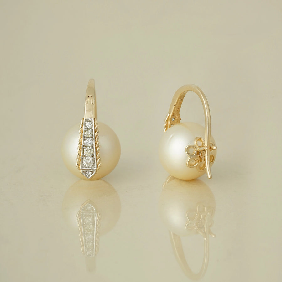 Grace Kelly South Sea Pearl Statement Earrings