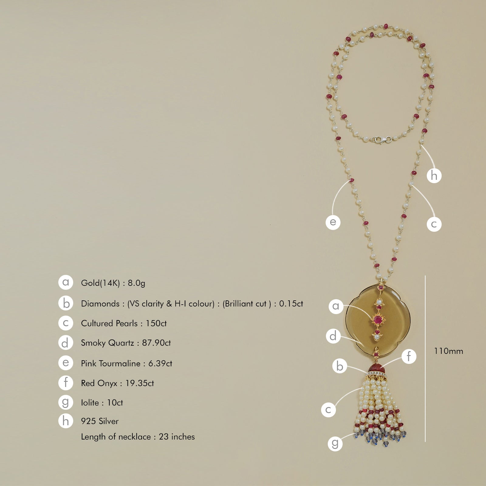 Siwan Tassel Necklace