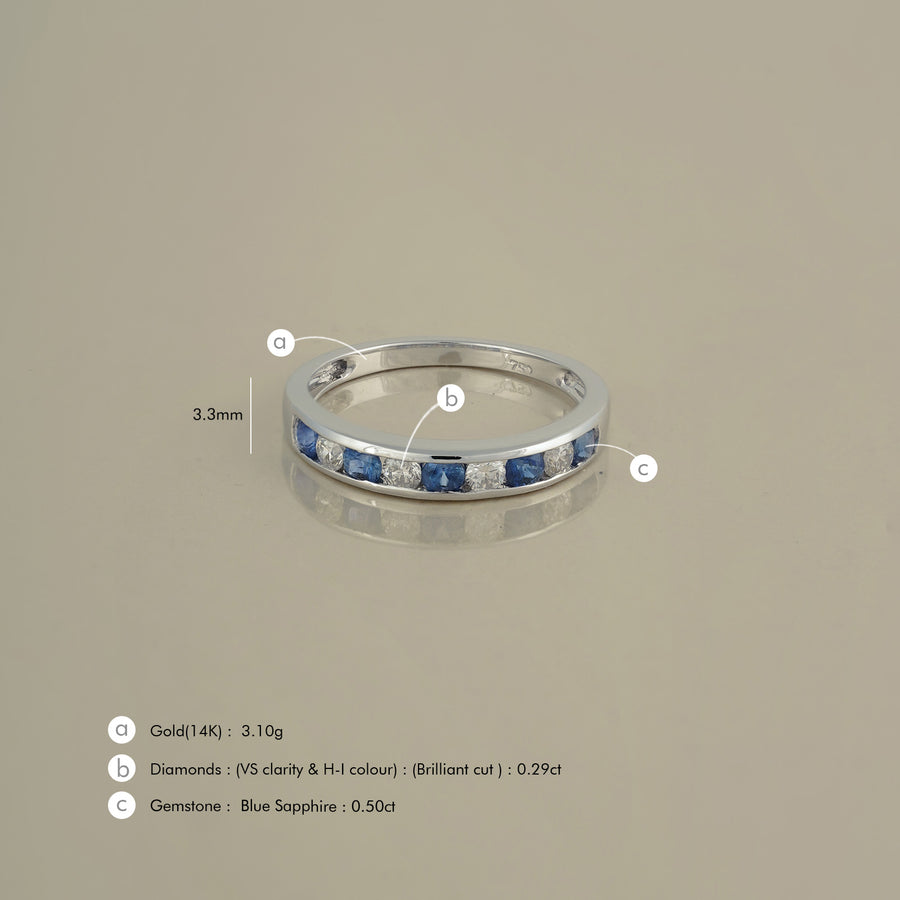 Stella Blue Sapphire Ring