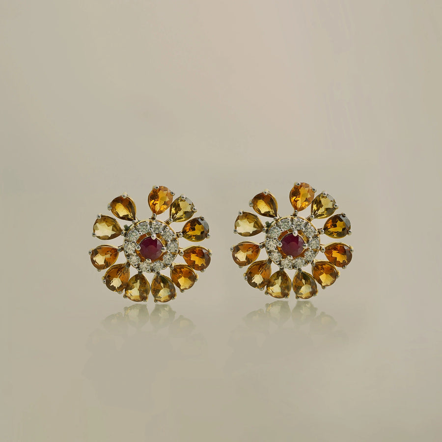 Dahlia Honey Ear Studs