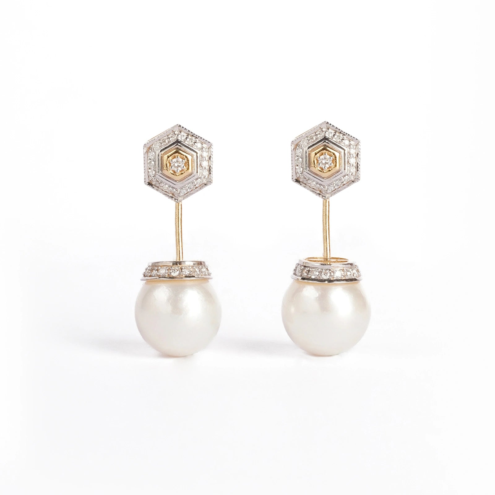Hexa South Sea Pearl Earrings