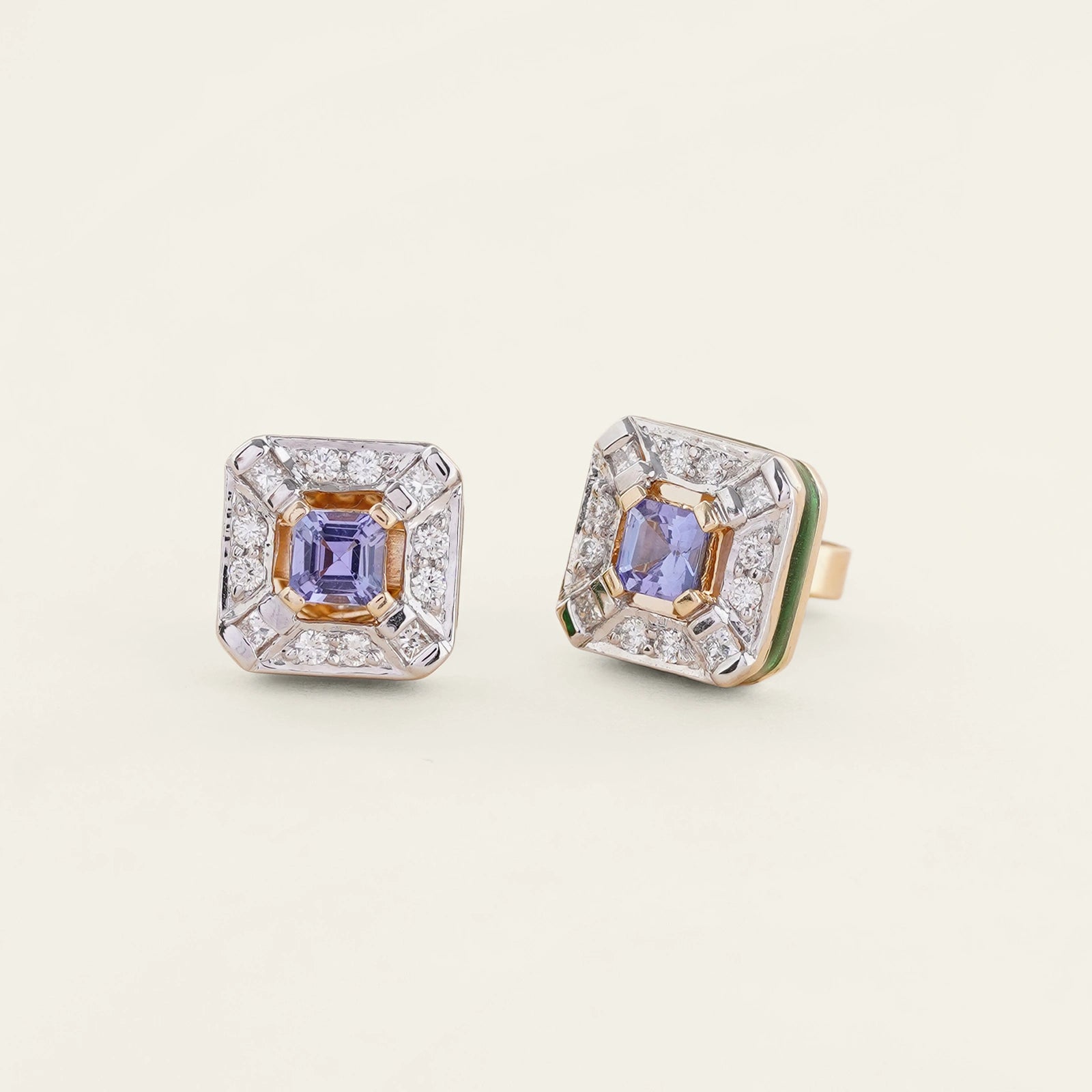 Nizam Tanzanite Ear Studs