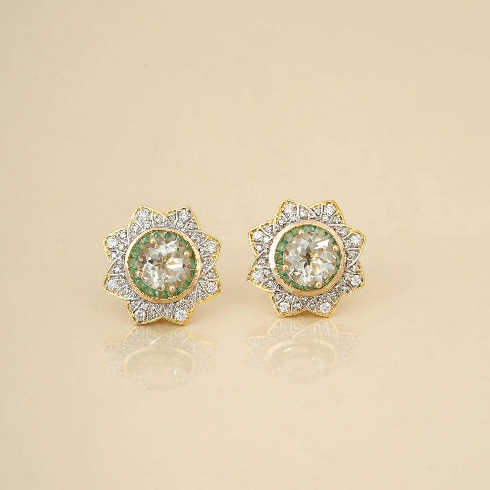 Florence Olive Studs
