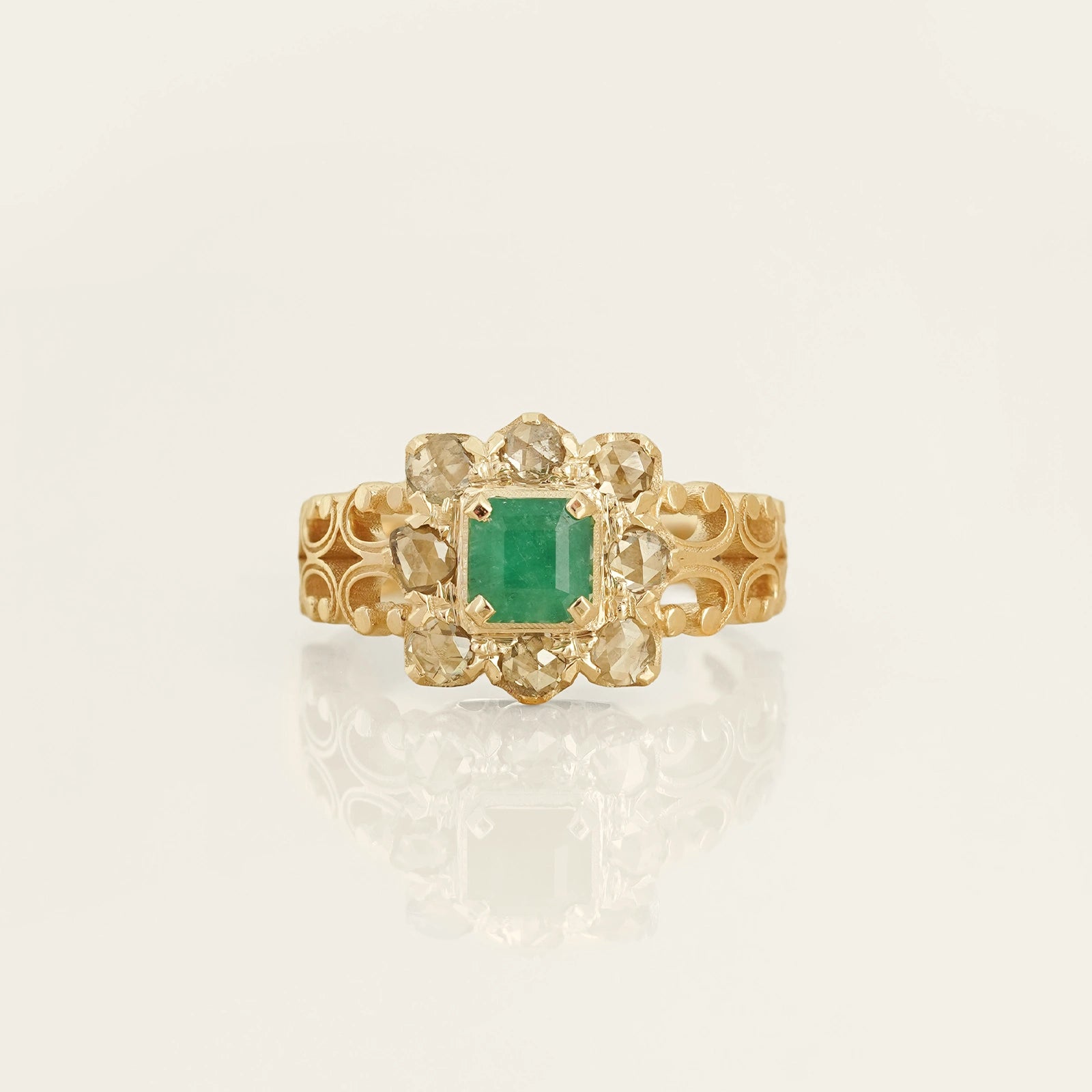 Julia Emerald Ring