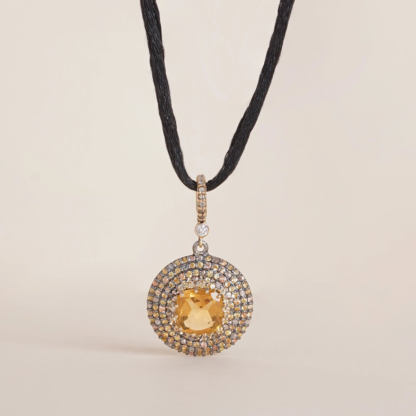 Felix Honey Pendant Necklace