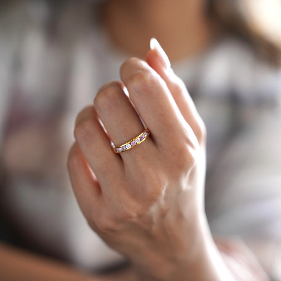 Stella Pink Sapphire Ring