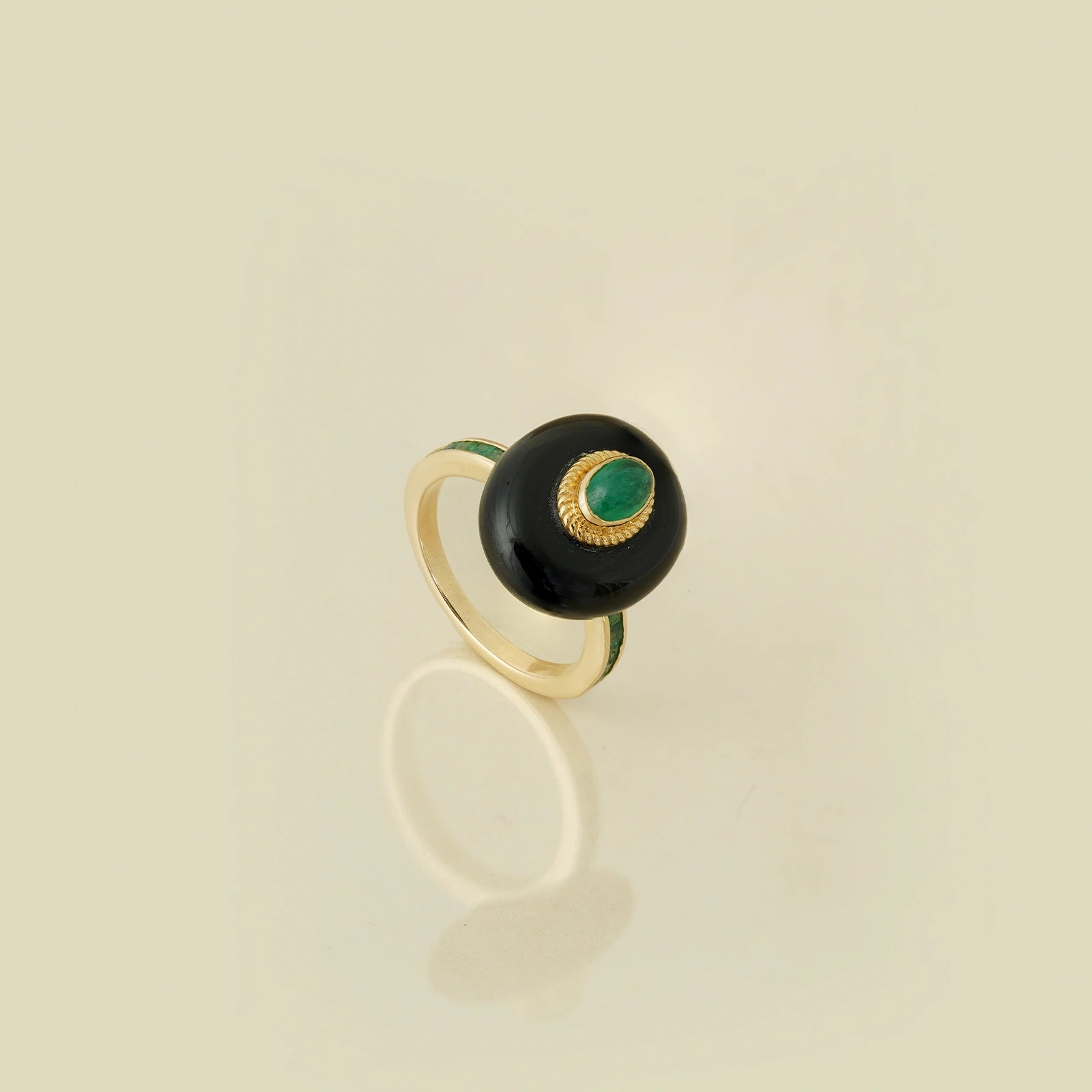 Rue Emerald Ring