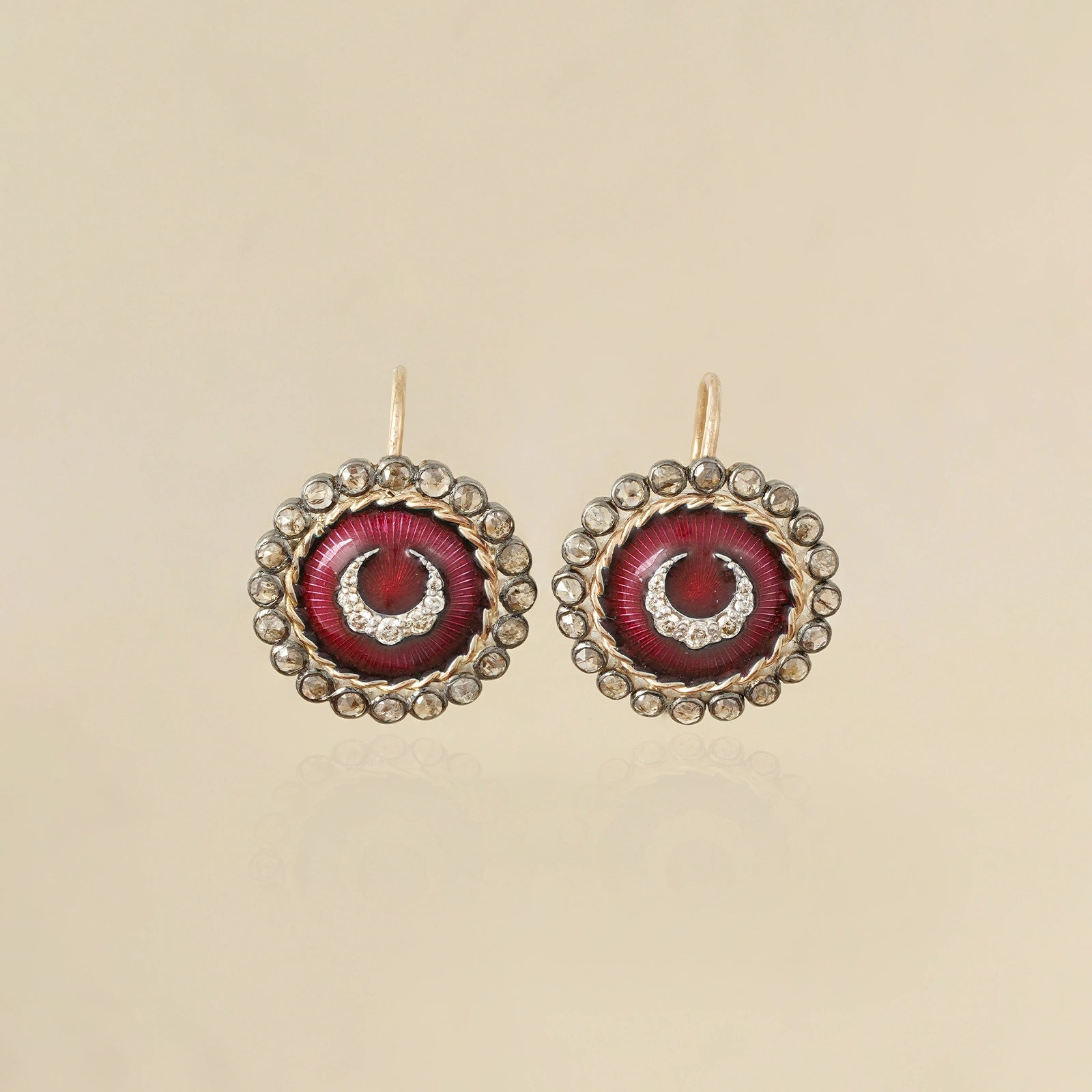 Sarai Mini Crimson Earrings