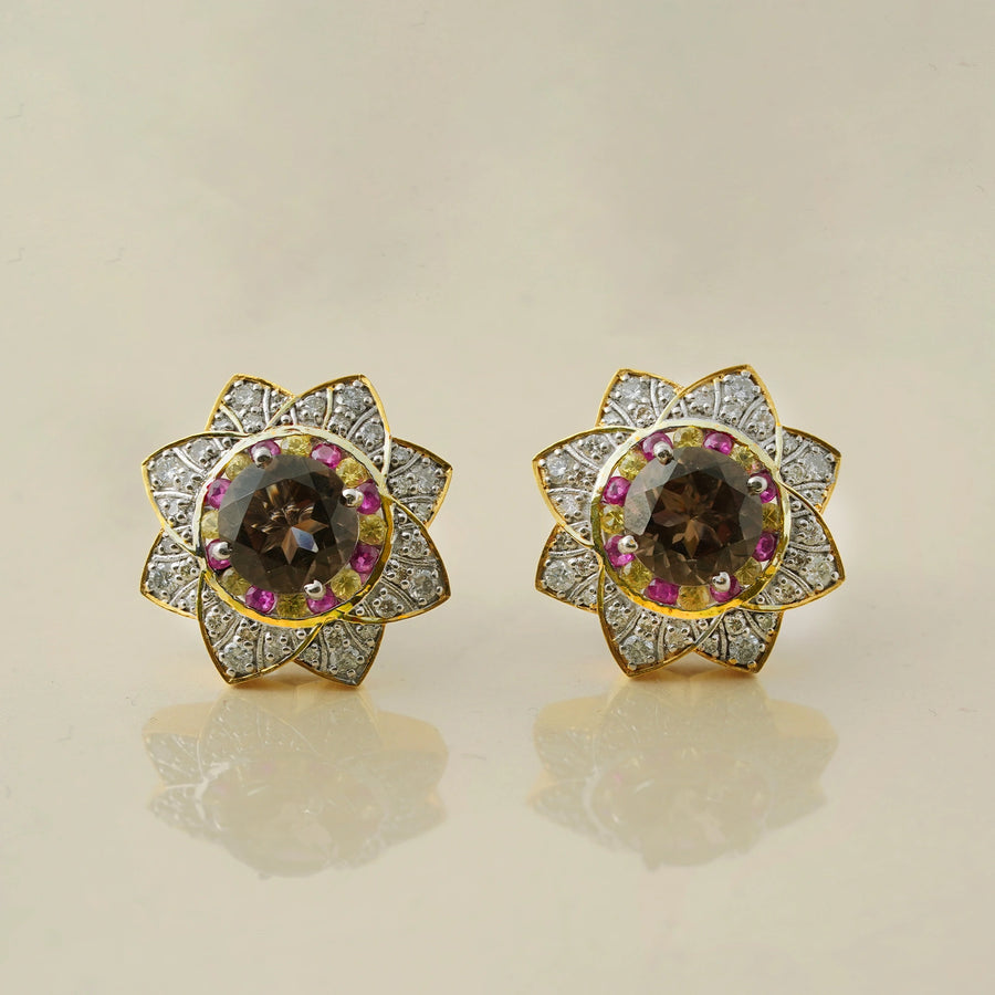 Florence Honey Ear Studs