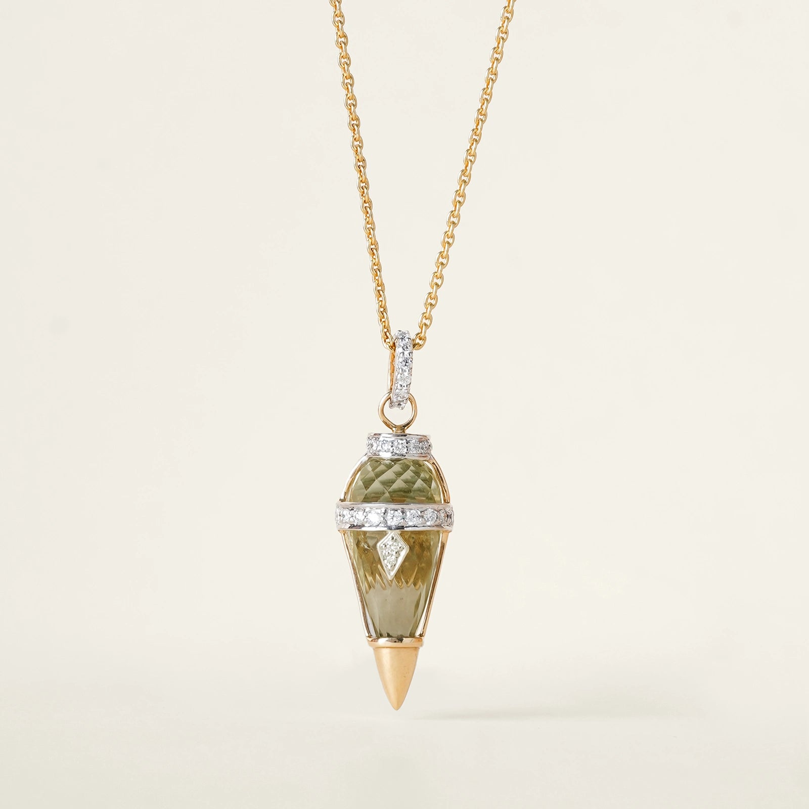 Harmony Olive Mini Necklace