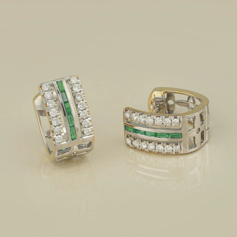 Freida Emerald Earrings