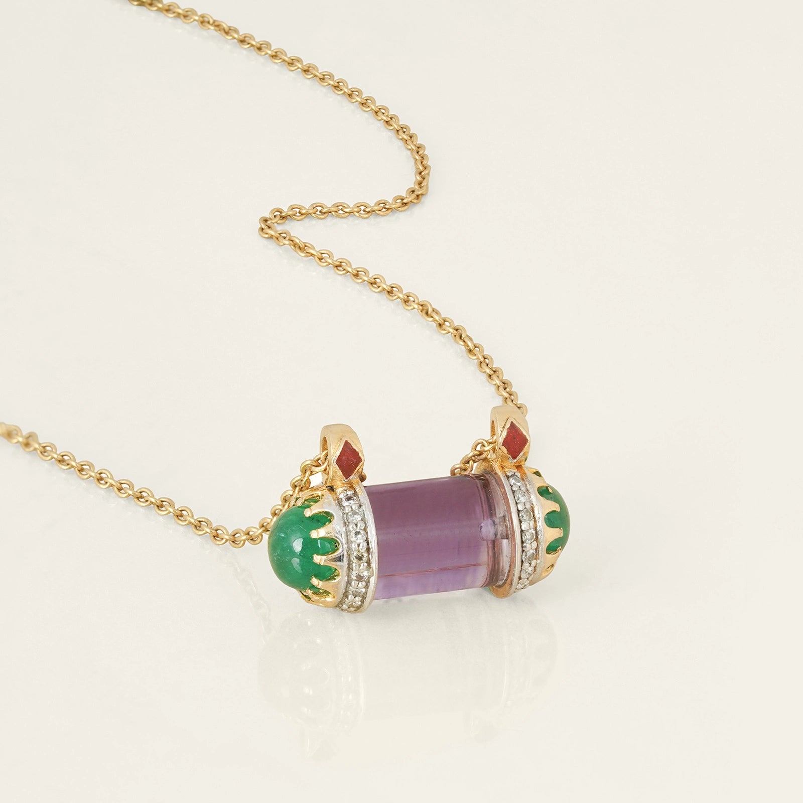 Aurora Amethyst Necklace