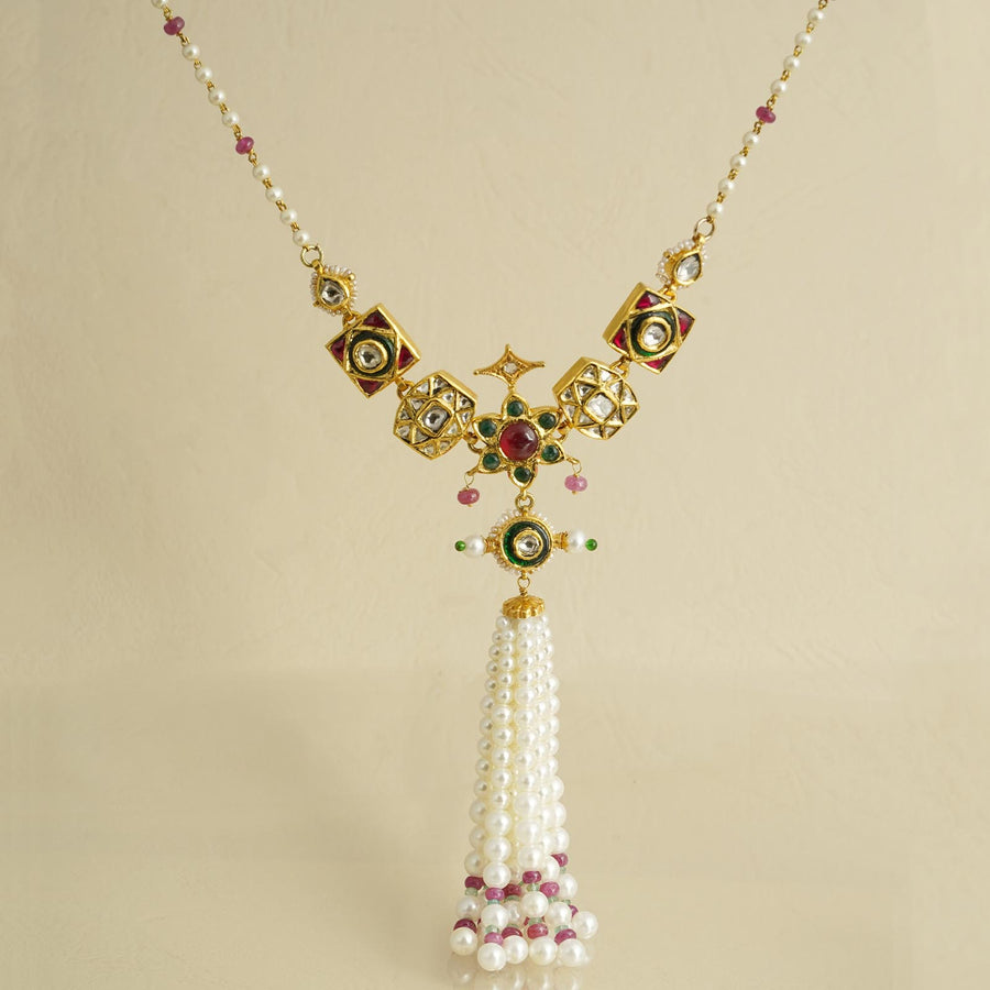 Sanchi Tassel Necklace