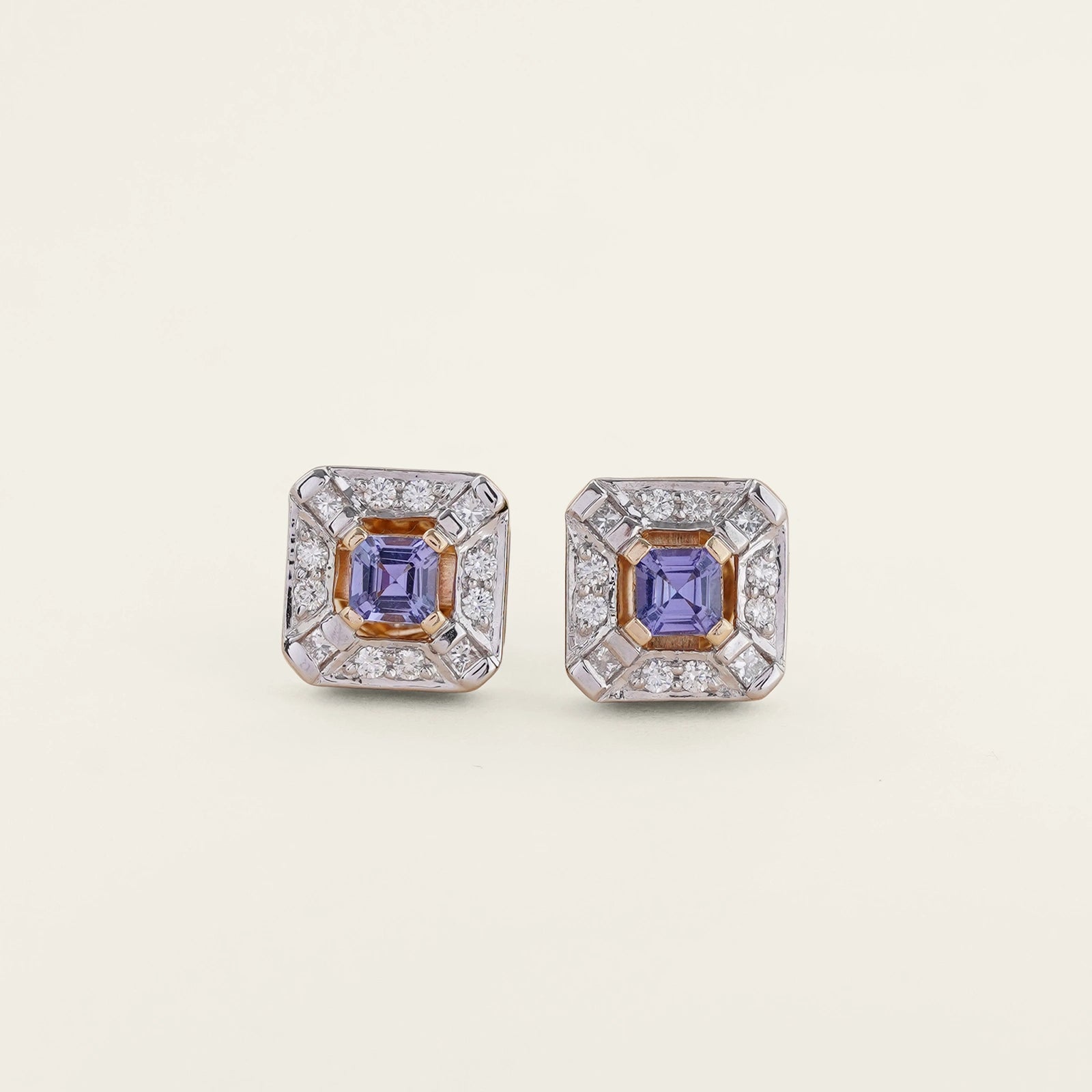 Nizam Tanzanite Ear Studs