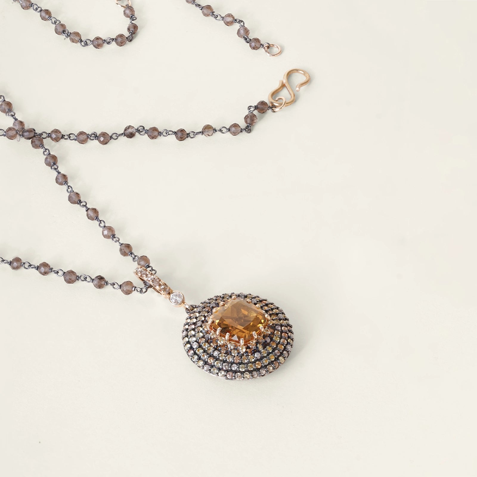 Felix Honey Pendant Necklace