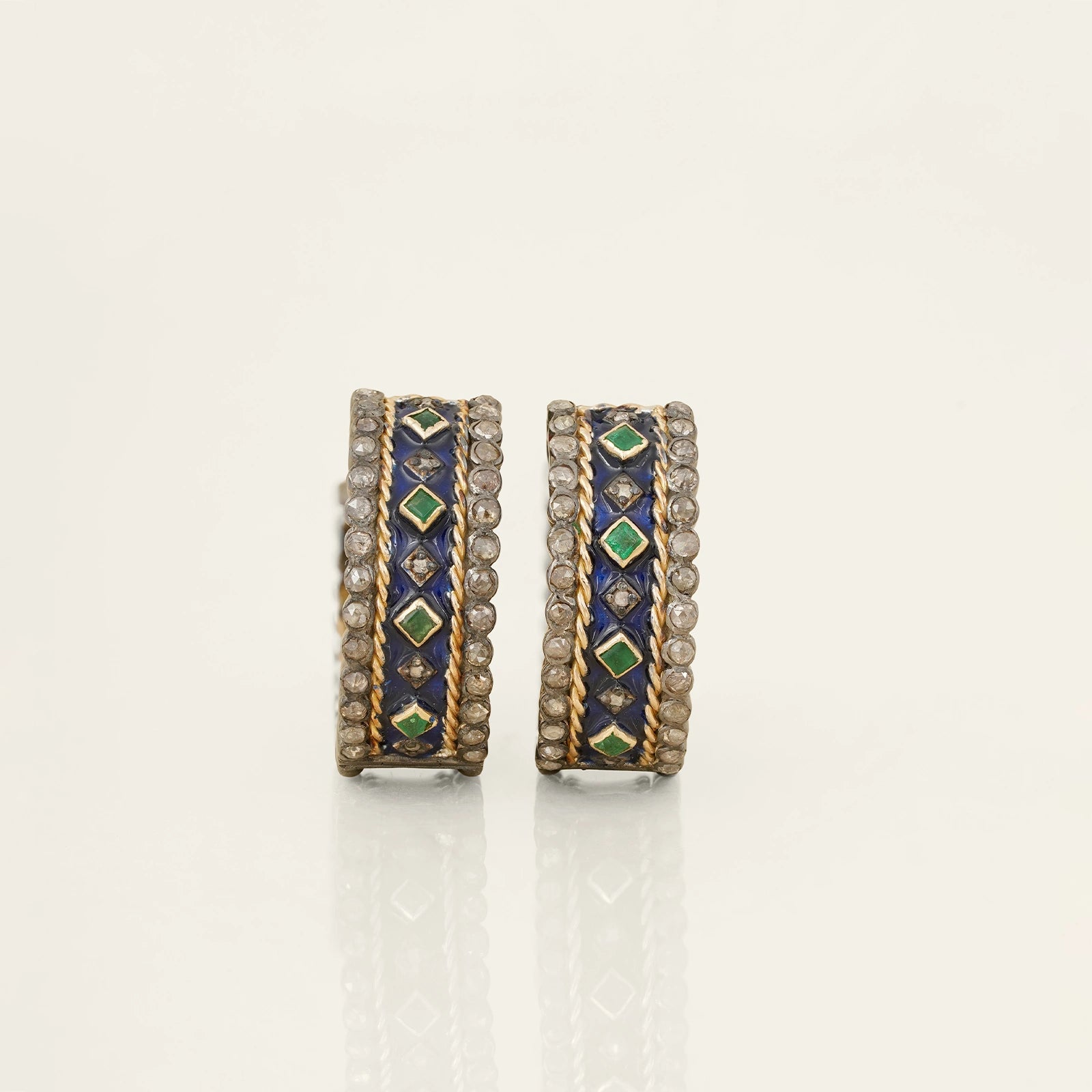 Pavia Cobalt Blue Mini Hoops