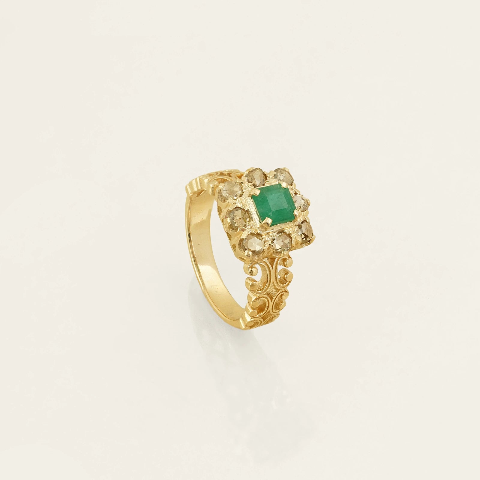 Julia Emerald Ring