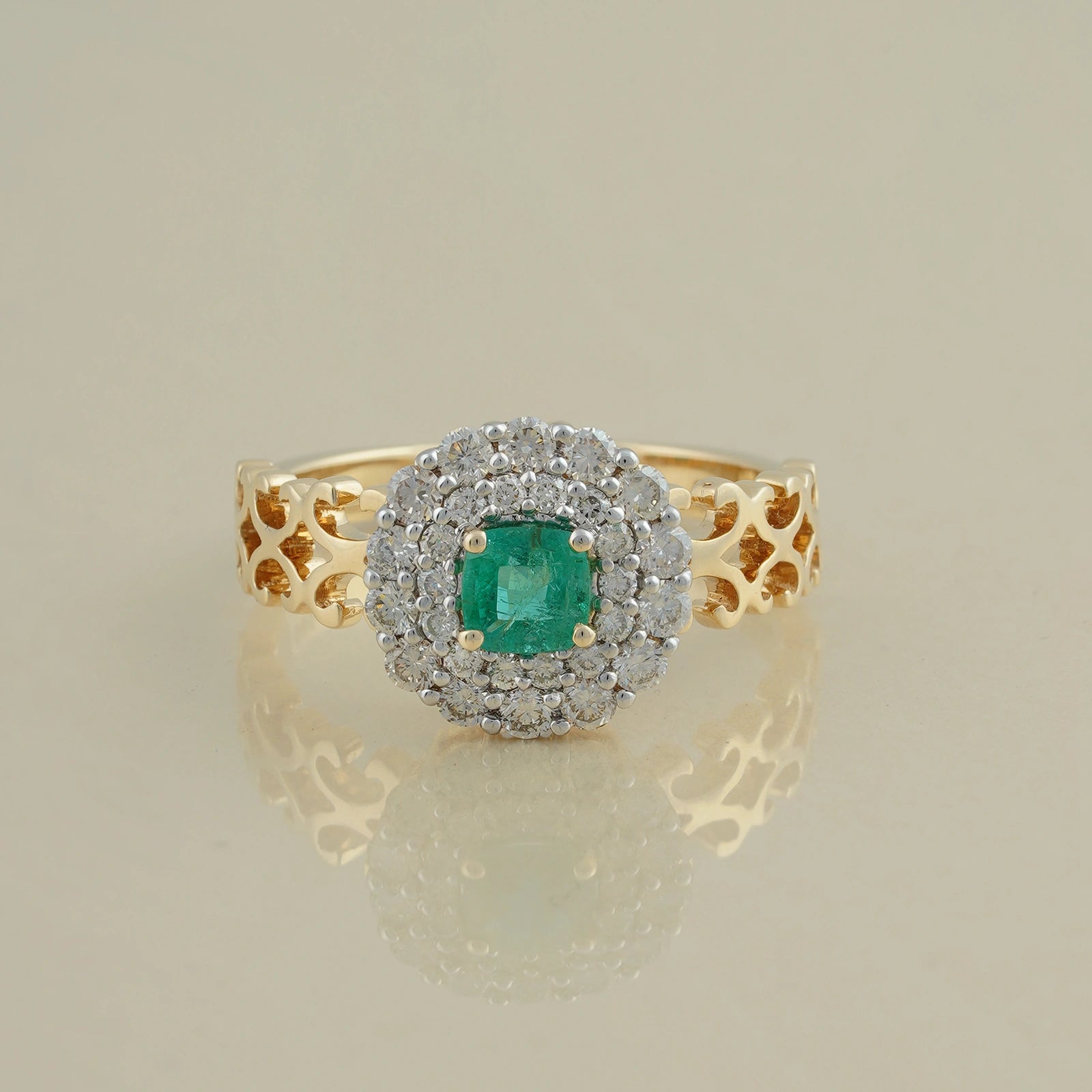 Carmen Emerald Ring