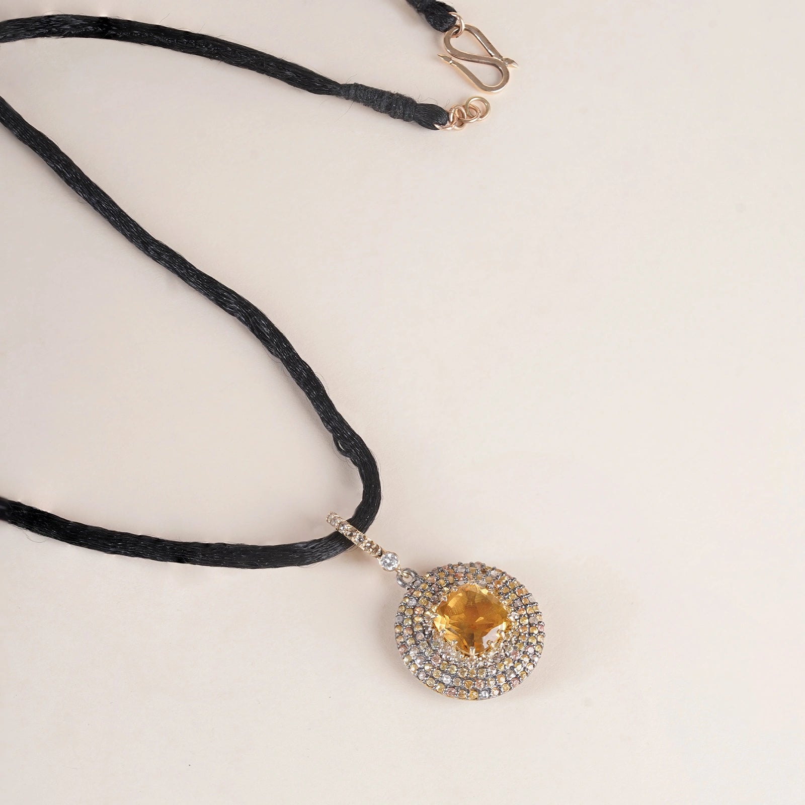 Felix Honey Pendant Necklace
