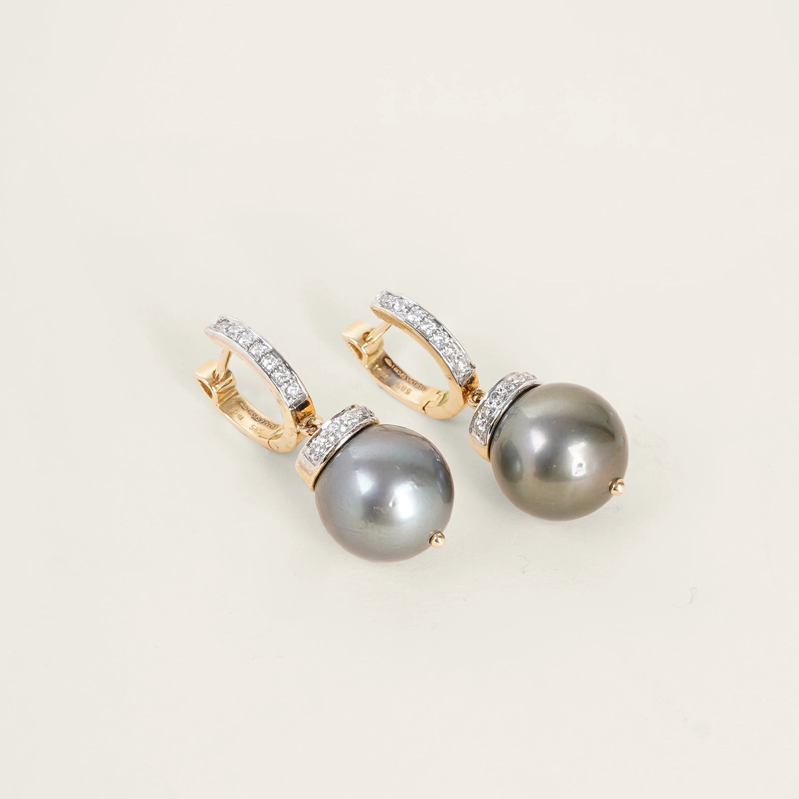 June Tahitian Pearl Earrings