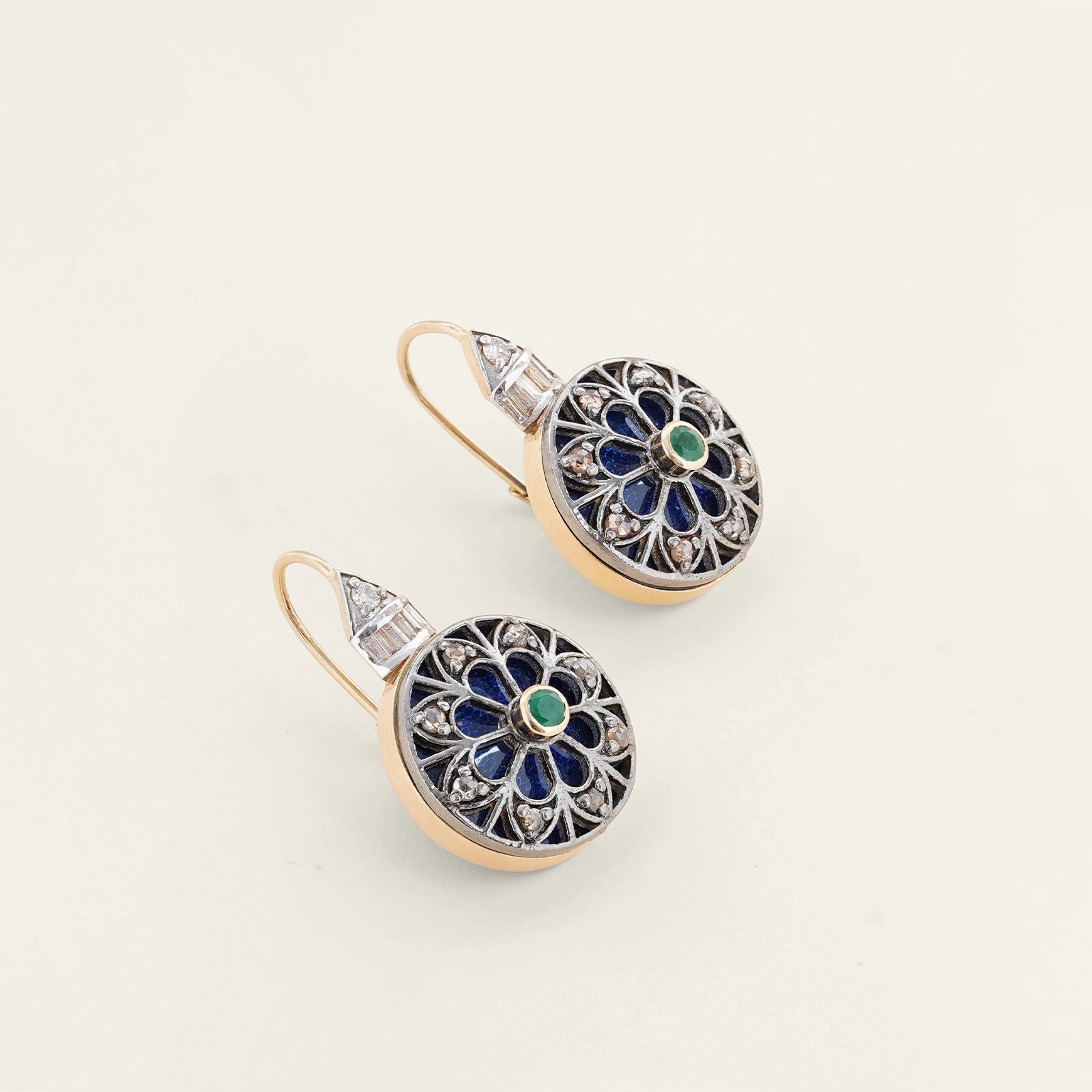 Marrakesh Ear Tops in Cobalt Blue
