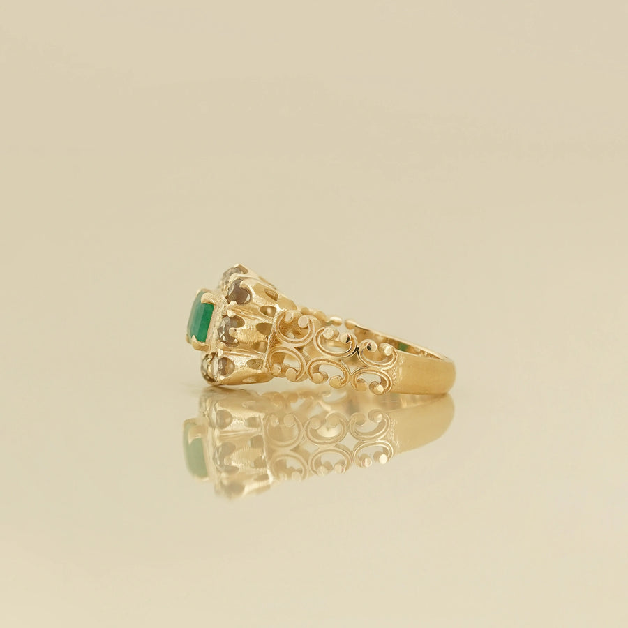 Julia Emerald Ring