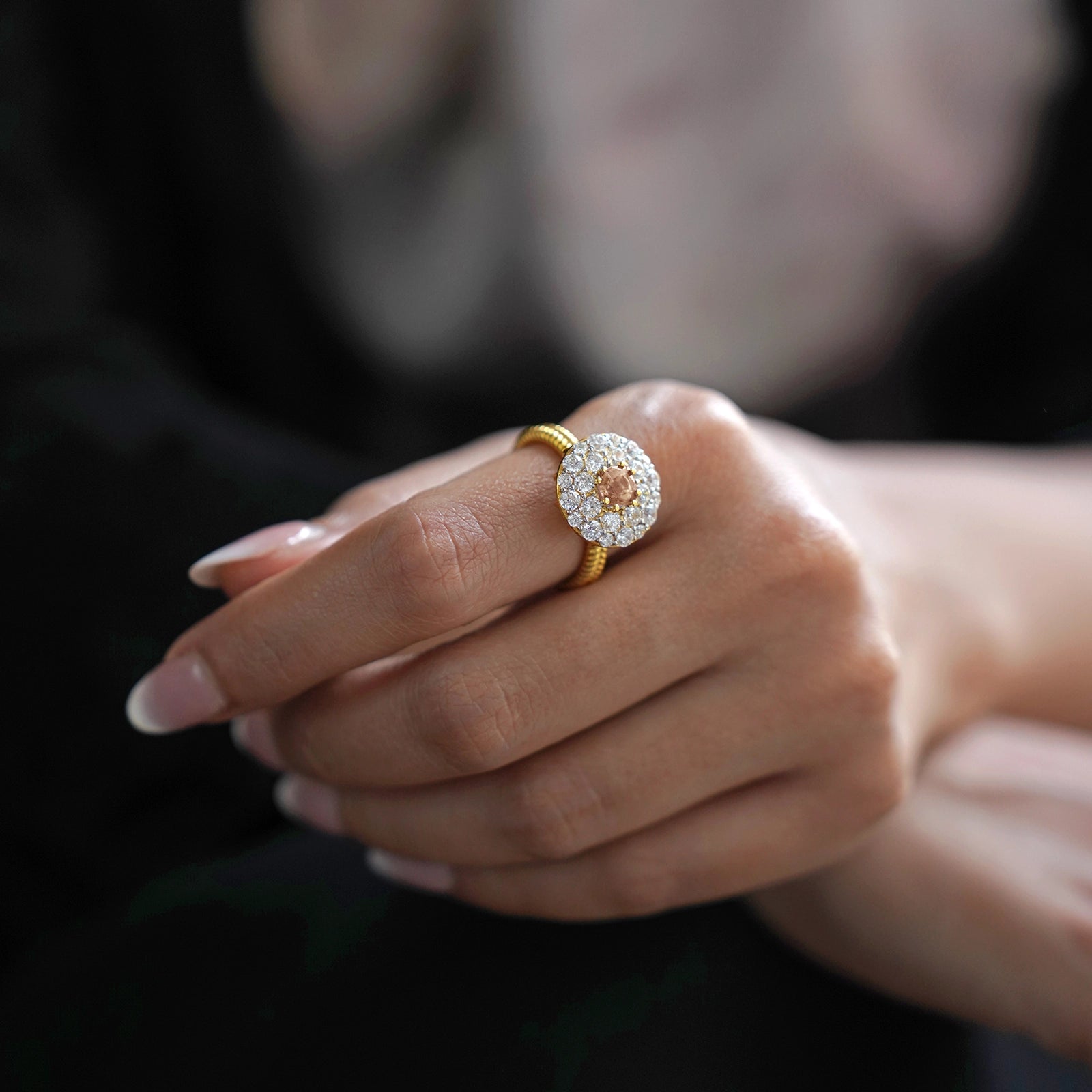 Megan Morganite Ring