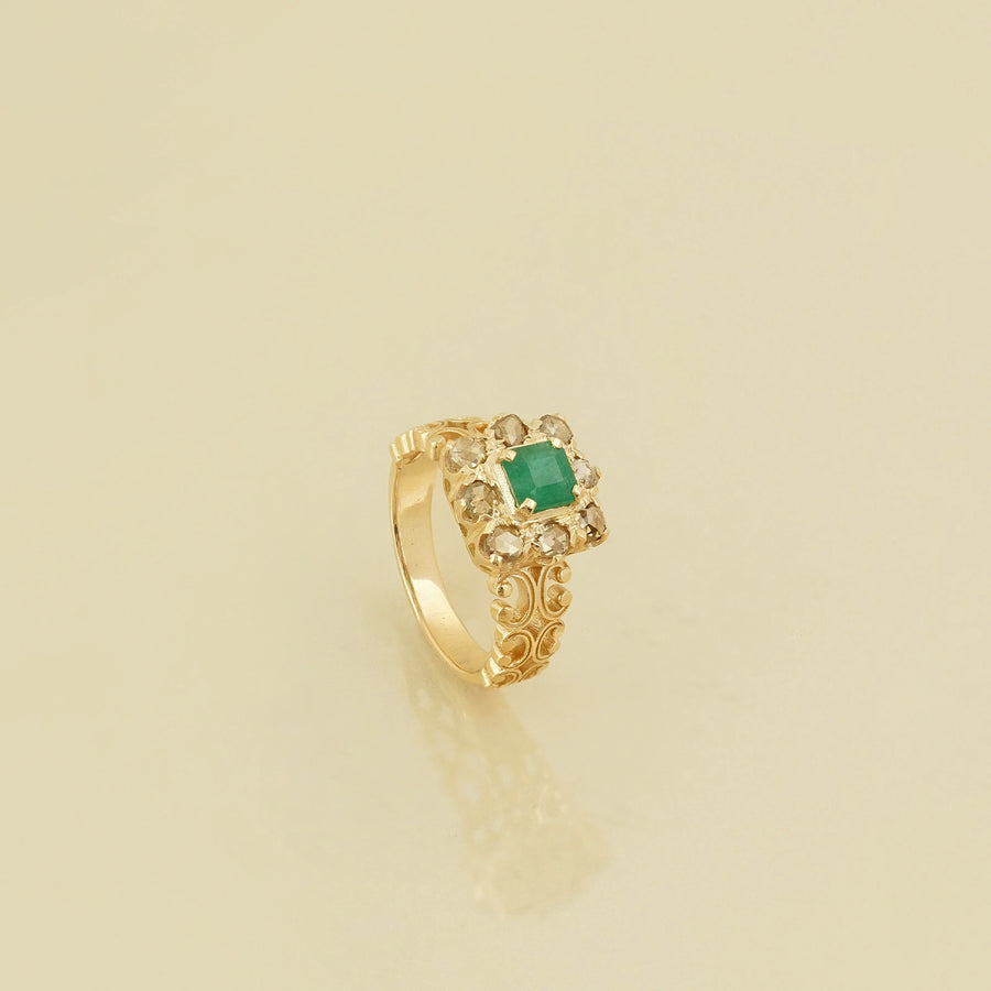 Julia Emerald Ring