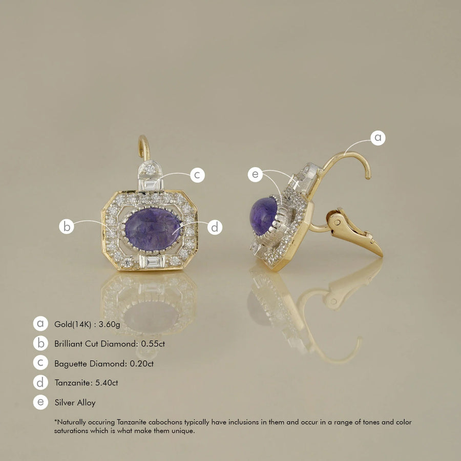 Evelyn Tanzanite Earrings