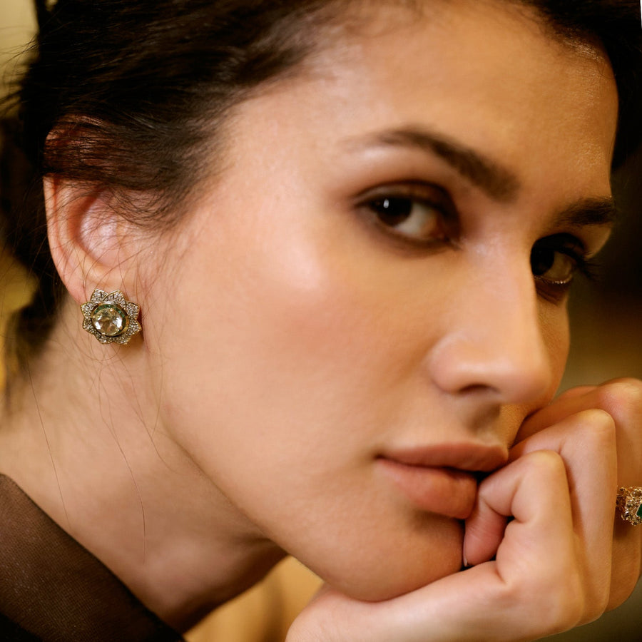 Florence Olive Studs