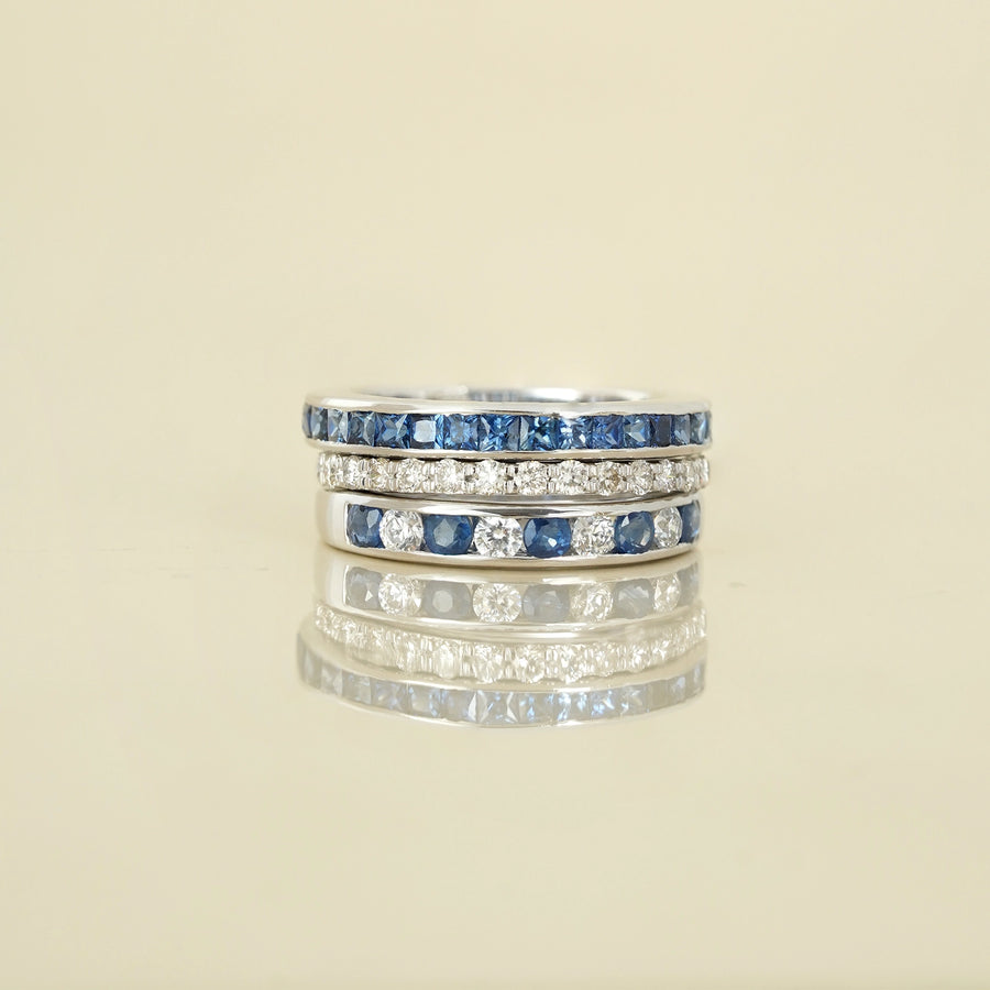 Stella Blue Sapphire Ring Set