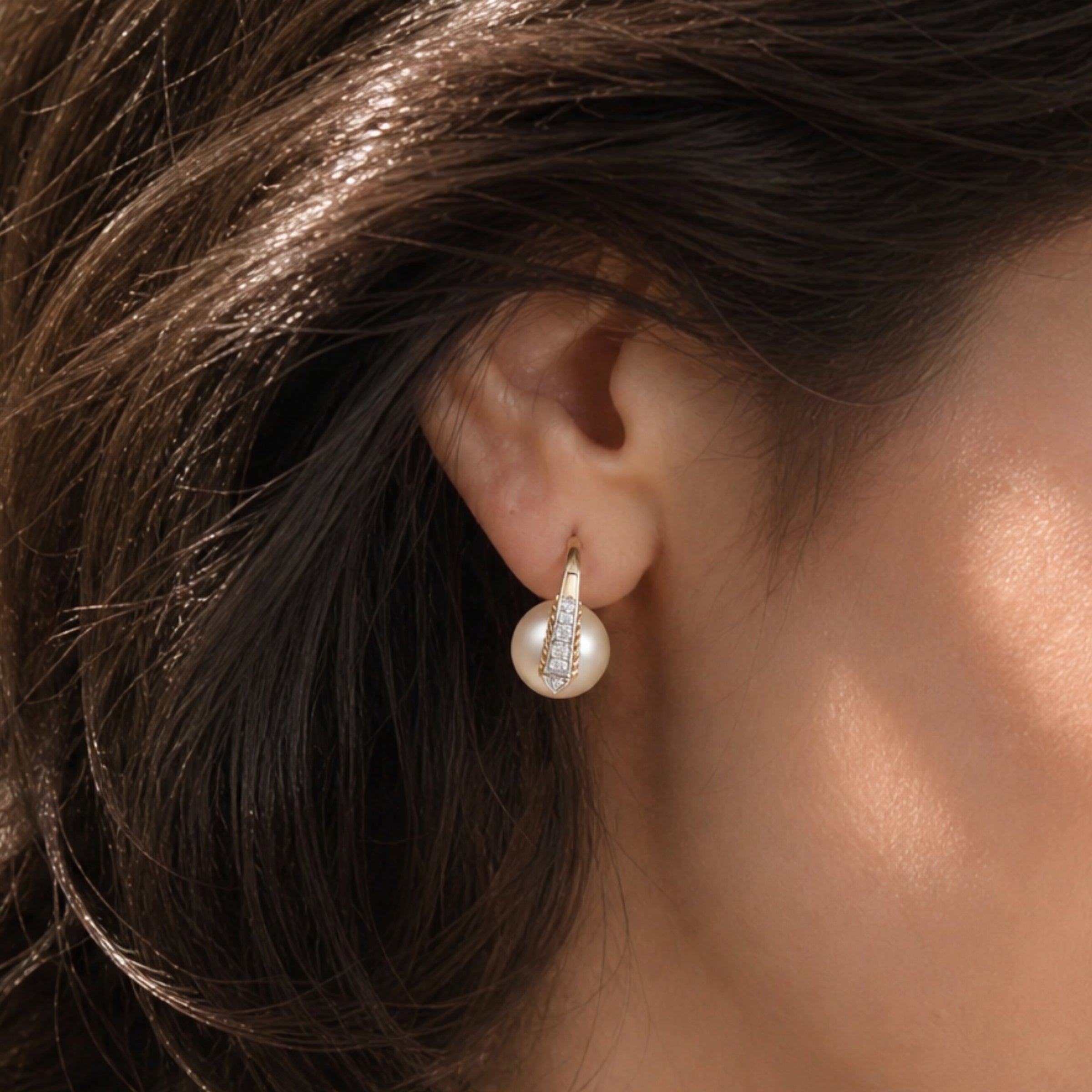Grace Kelly South Sea Pearl Statement Earrings