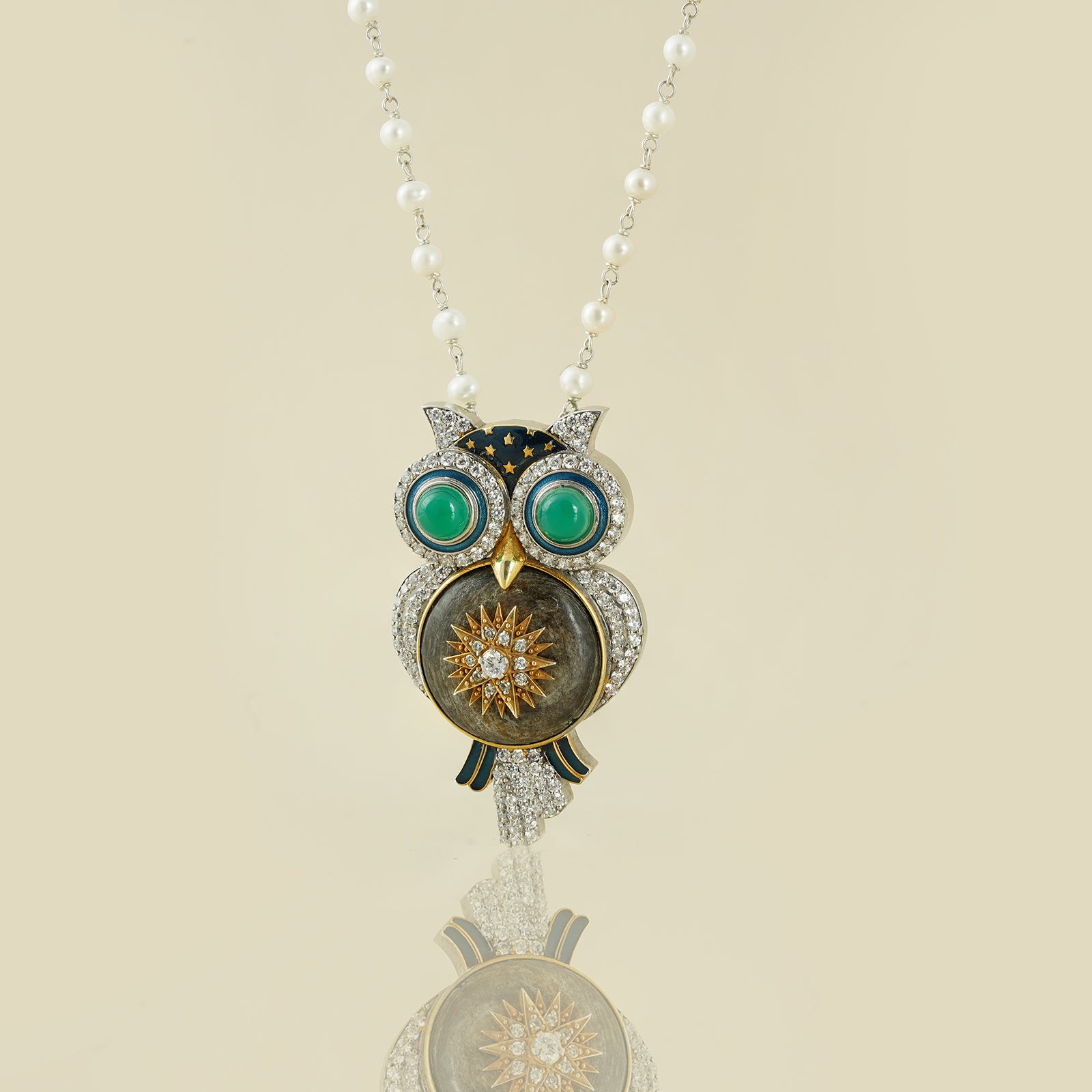 Wisdom Brooch and Pendant Necklace
