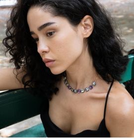 Cairo Orchid Necklace