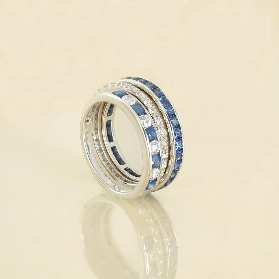 Stella Blue Sapphire Ring Set