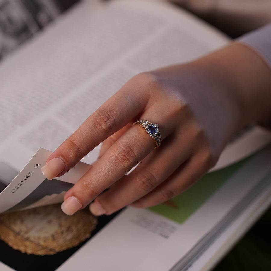 Vanessa Tanzanite Ring