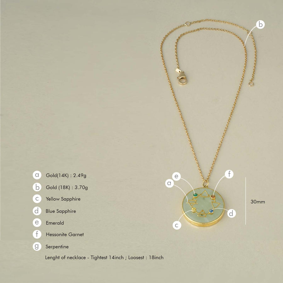 Maya Elements of Life Pendant Necklace