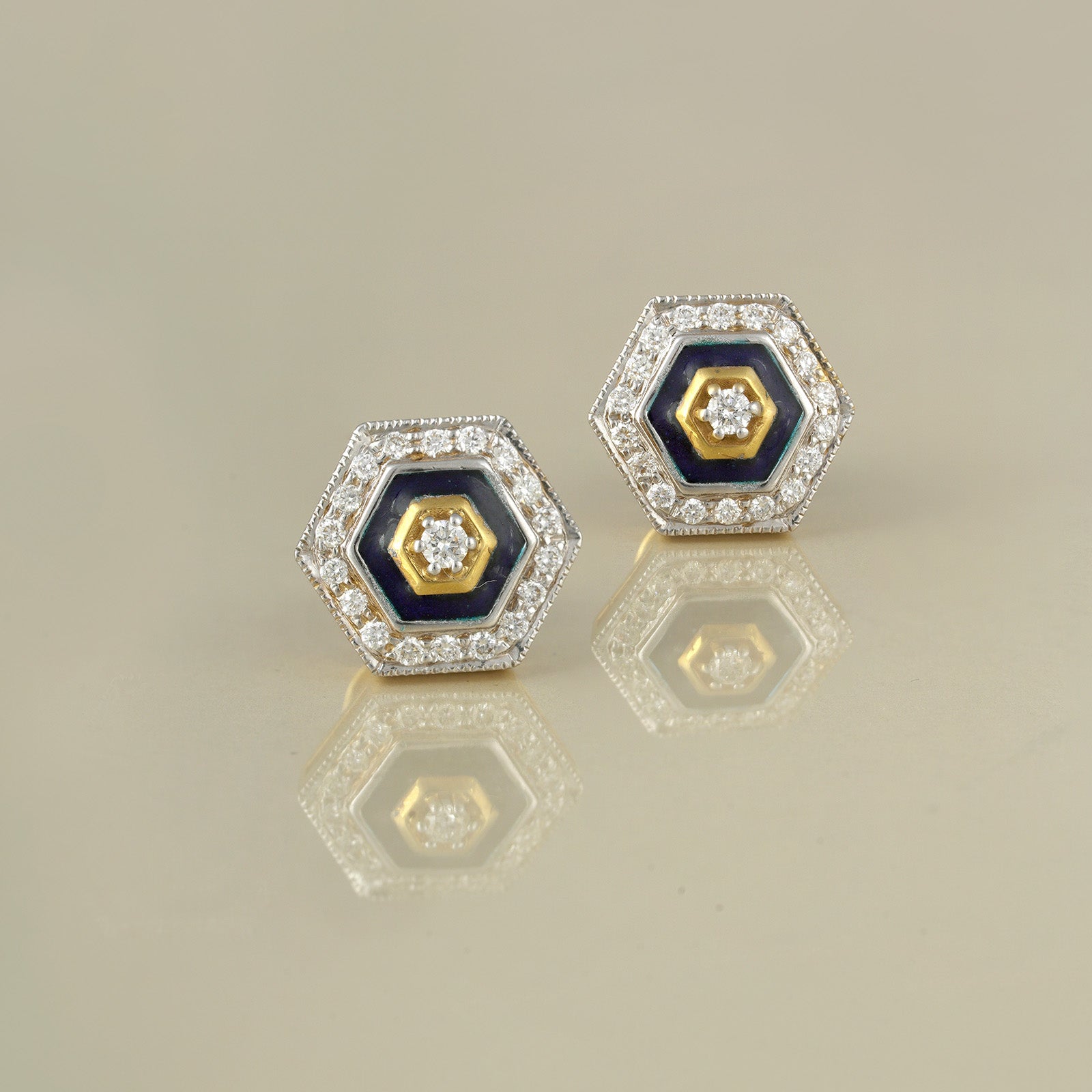 Diamond Ear Studs